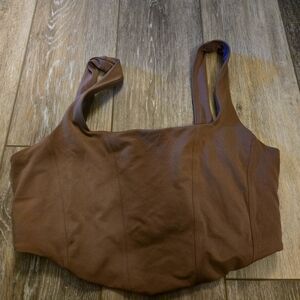 All in Motion Brown Women's Tank Crop Top